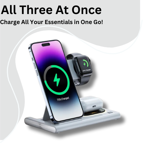 Trineo 3 in 1 Wireless Charger Stand