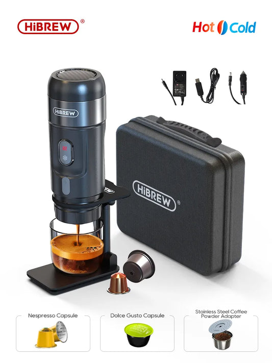 HiBREW Portable Espresso Coffee Maker: Enjoy Espresso Anywhere, Anytime