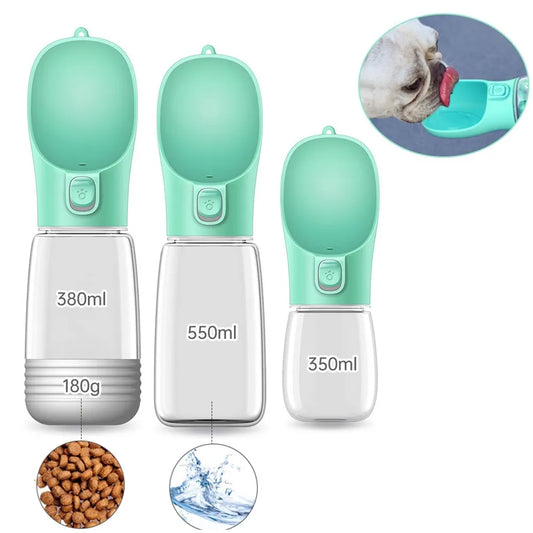 Portable Dog Water Bottle Food and Water Container: Your Pet's Travel Companion
