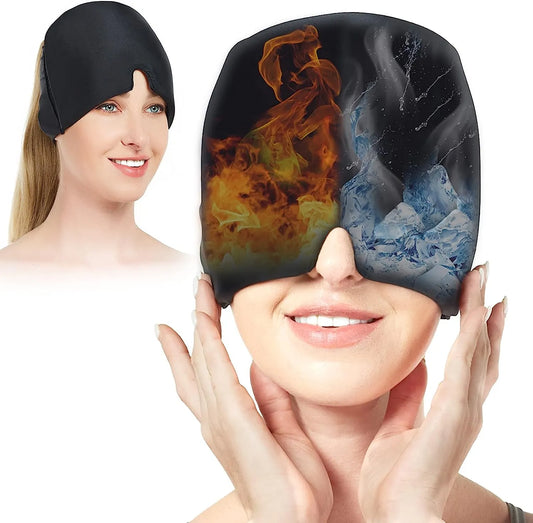 YOTUO Migraine Relief Ice Head Wrap - Effective Pain Relief for Headaches and Stress