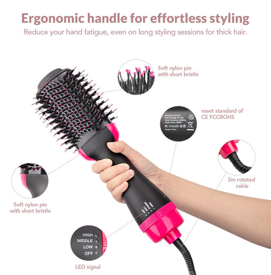 CHIGNON Hot Air Brush: Professional Hair Styling Tool for Effortless Voluminous Hair